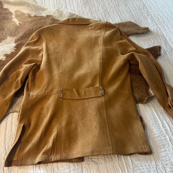 Vintage 100% leather blazer style jacket - Picture 5 of 5